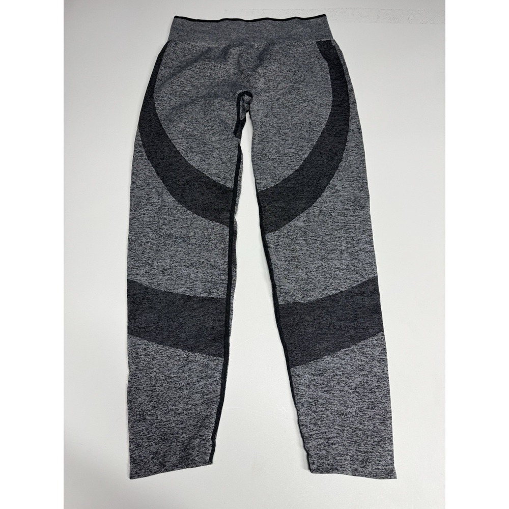 Victoria's Secret PINK Leggings Gray Countour Workout Seamless Pants Size Large